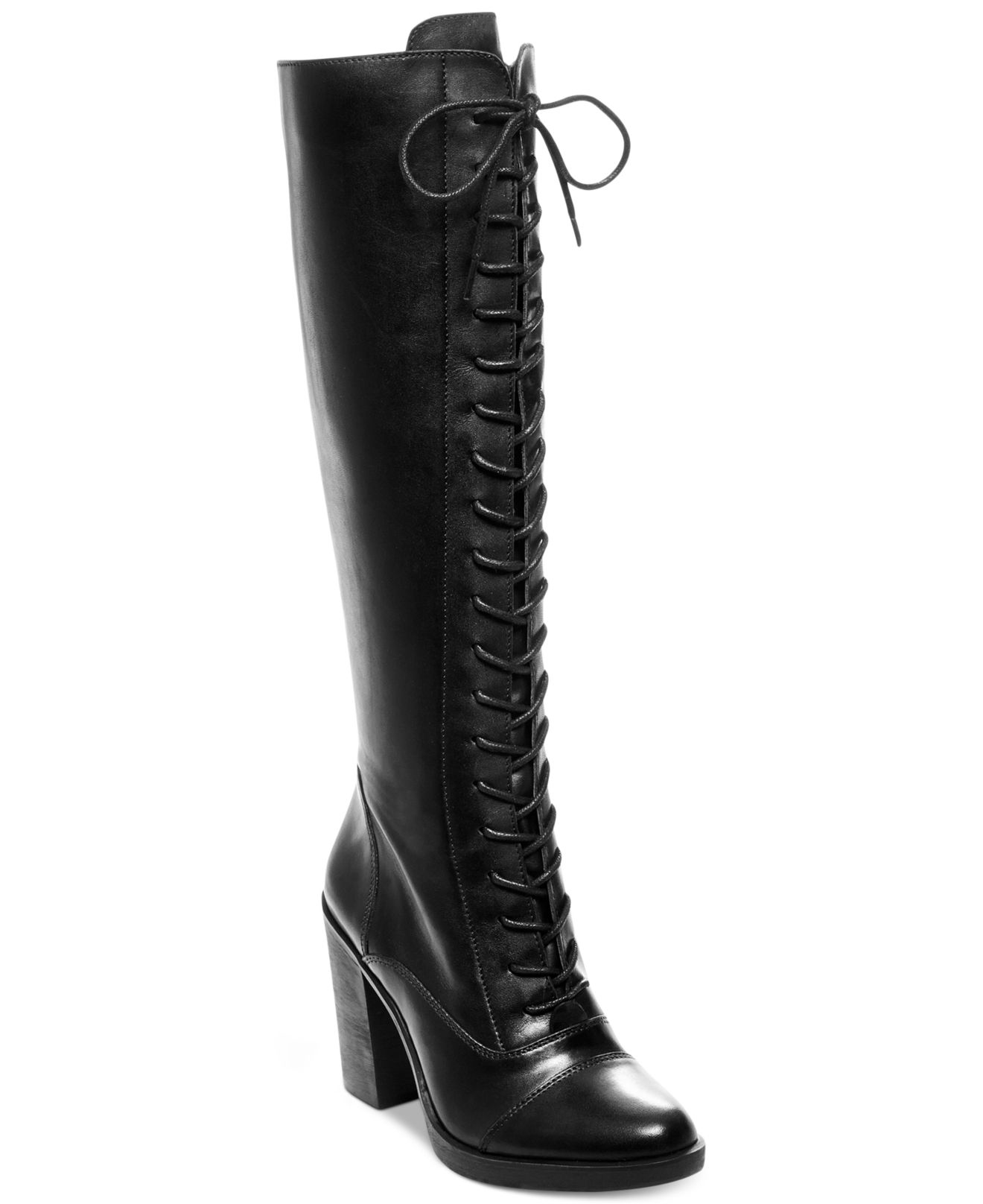 steve madden tie up boots