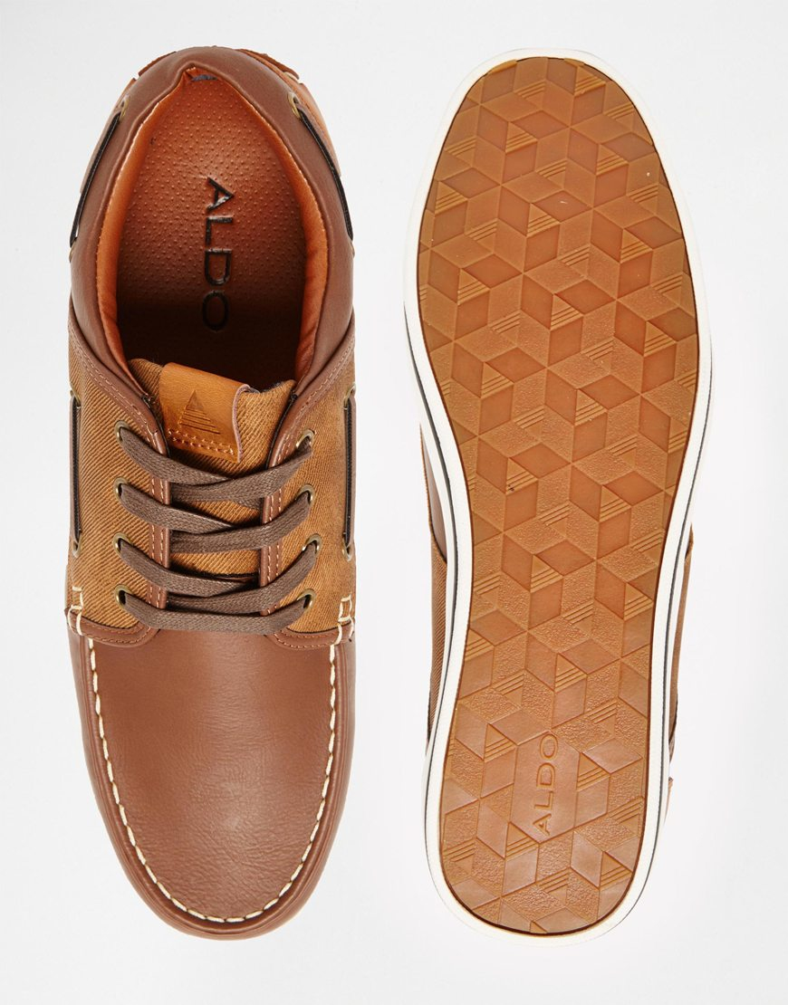 ALDO Greeney Boat Shoe in Tan (Brown) for Men Lyst