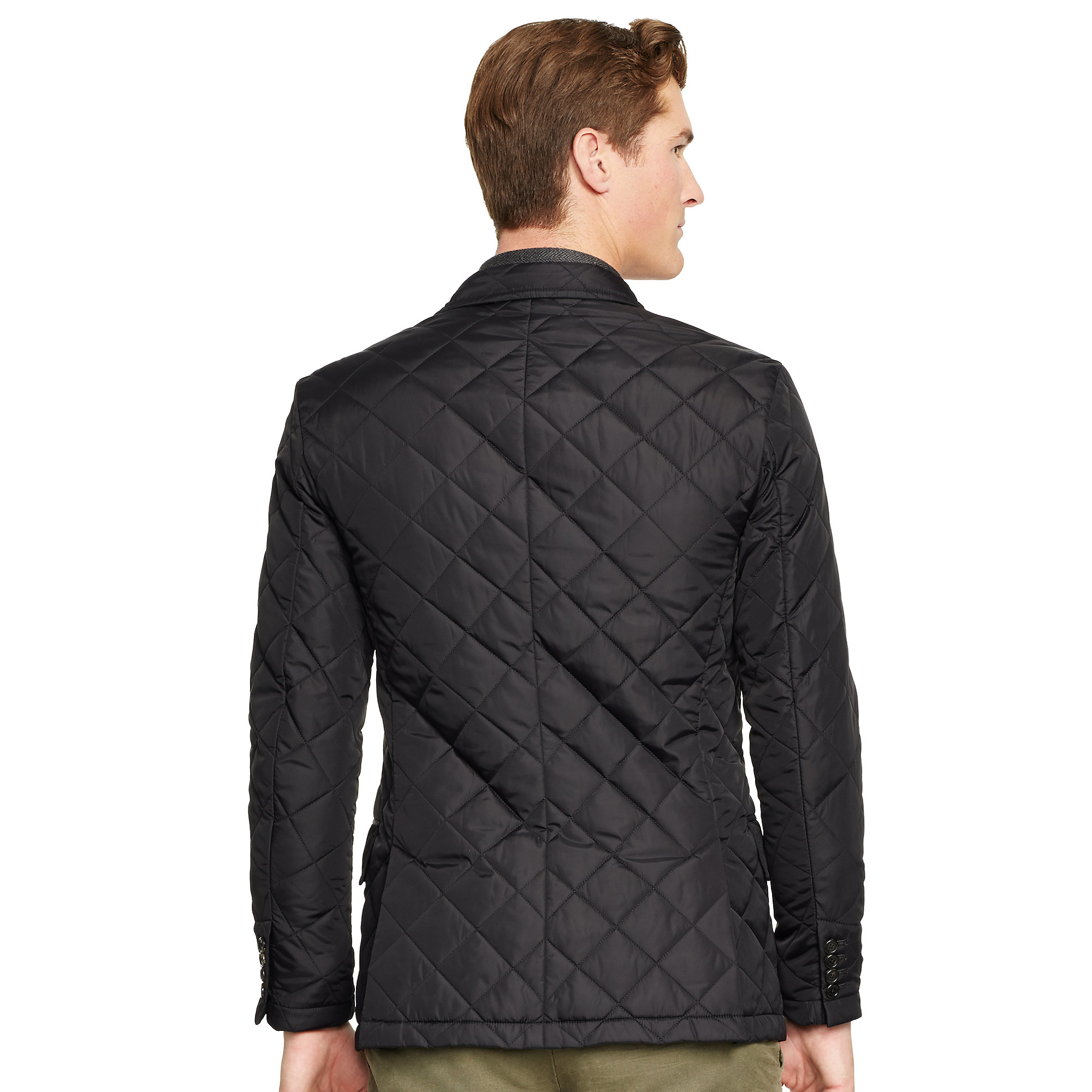 ralph lauren quilted sport coat