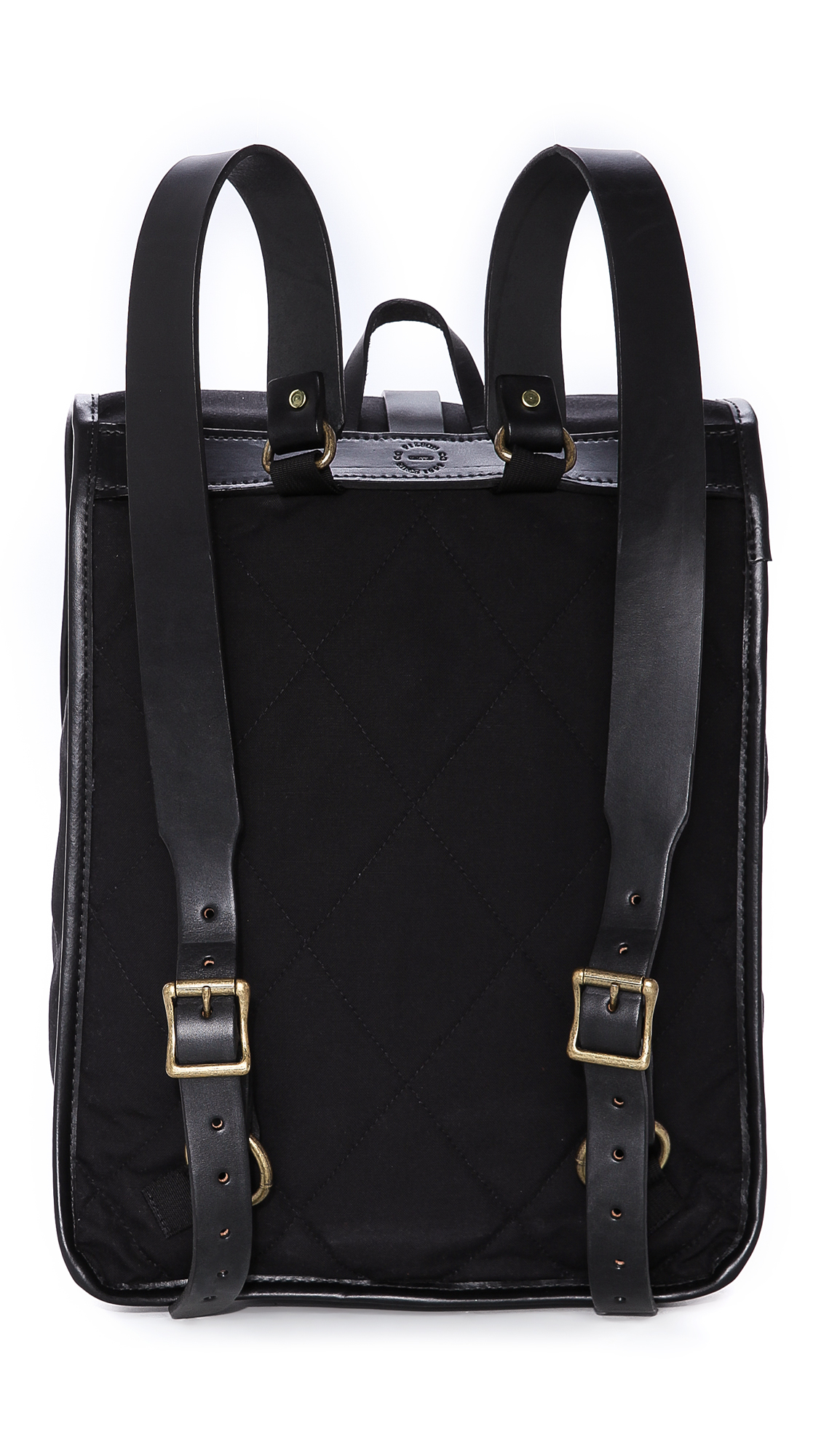 filson tin cloth backpack black