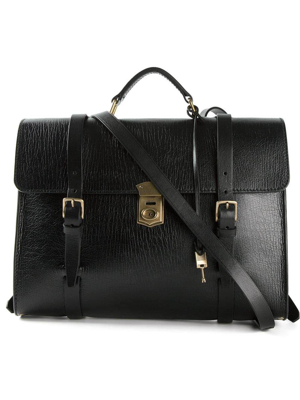 Lyst - Dolce & Gabbana Flap Briefcase in Black for Men