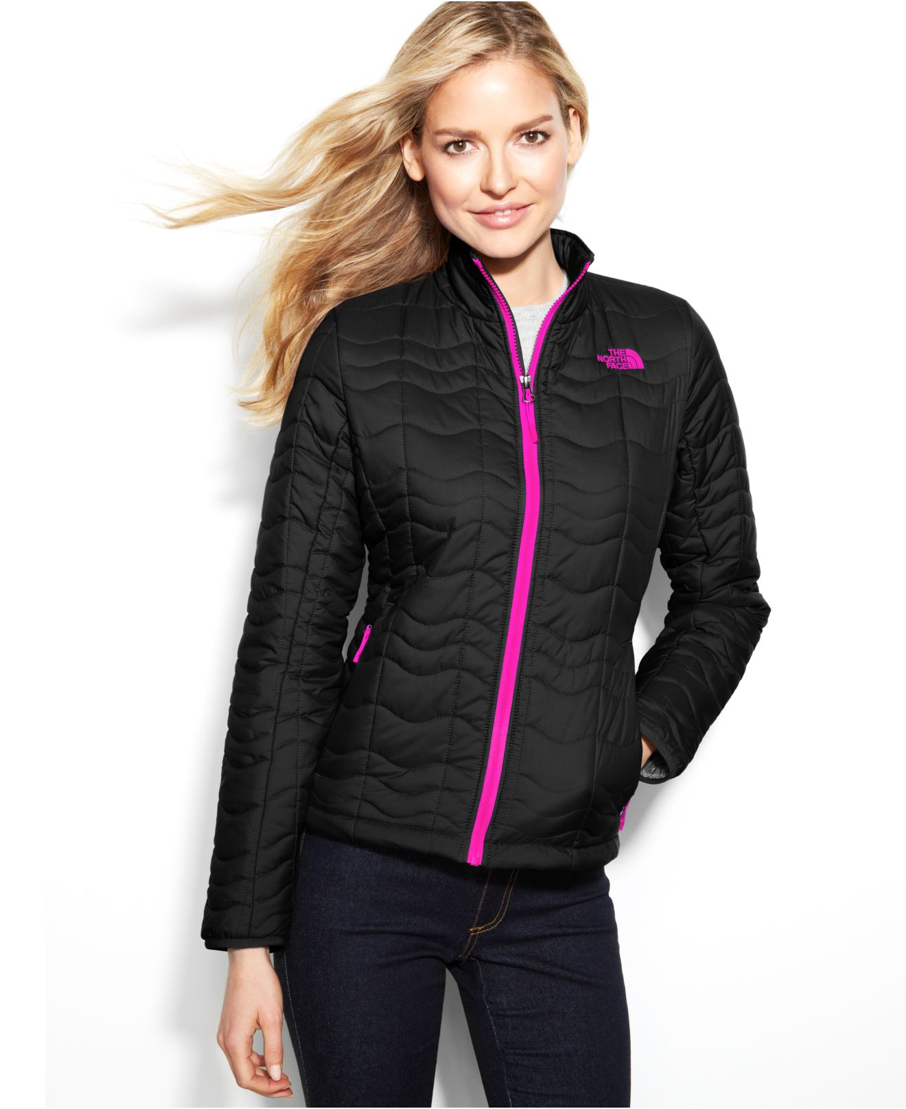 north face quilted jacket womens
