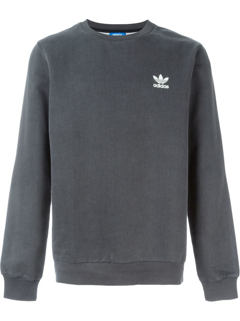 adidas grey sweatshirt mens