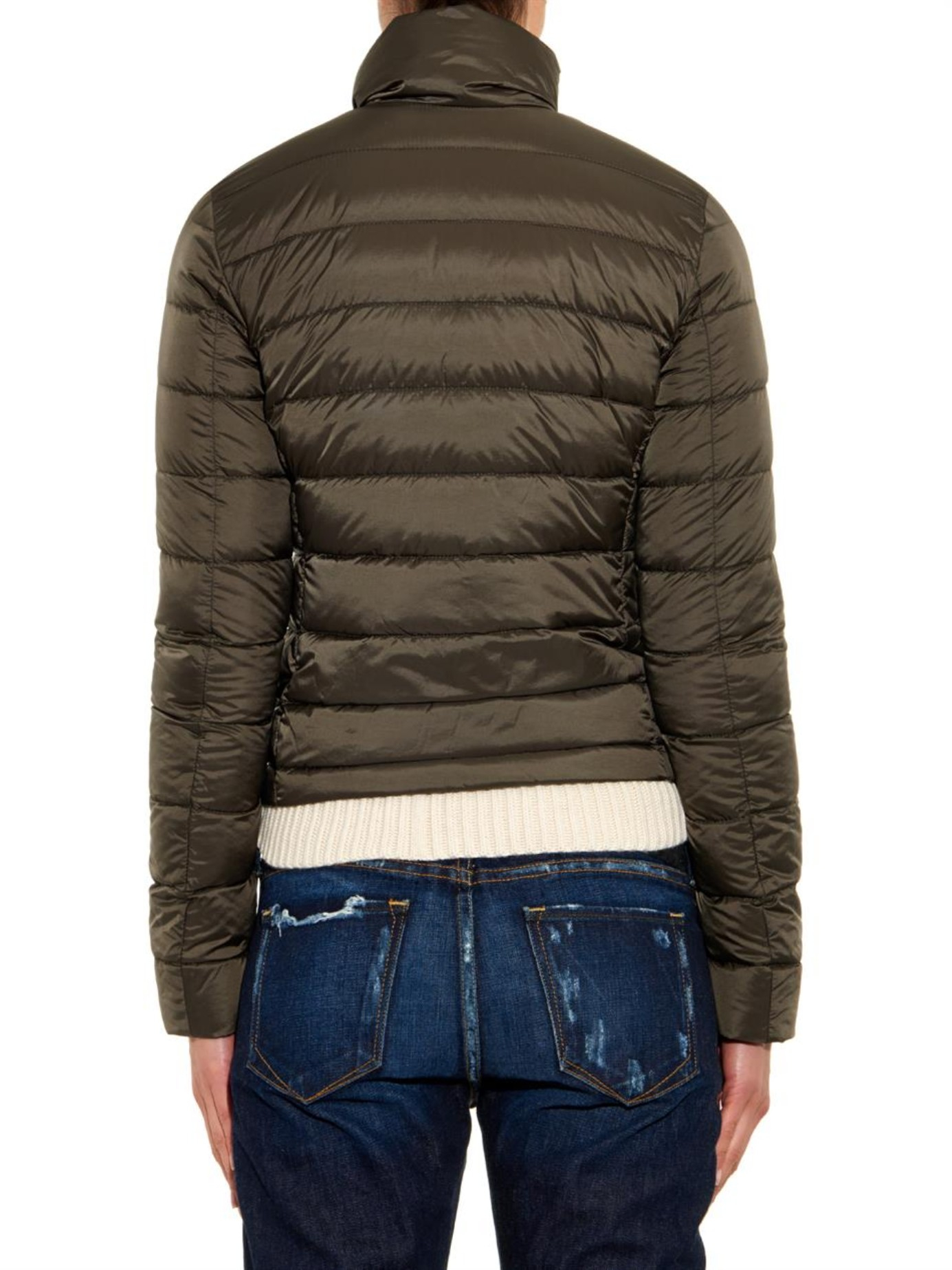 Lyst Woolrich Lightweight Quilted Down Jacket in Green