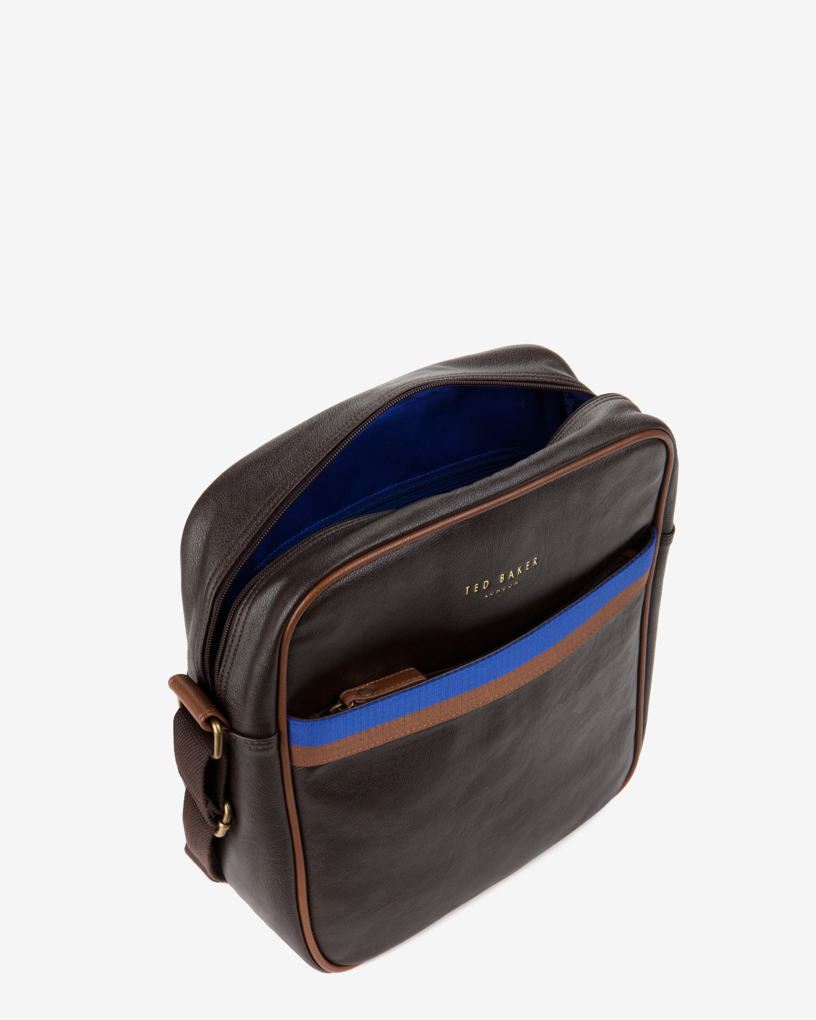 Ted Baker Cross Body Flight Bag in Chocolate (Brown) for Men Lyst