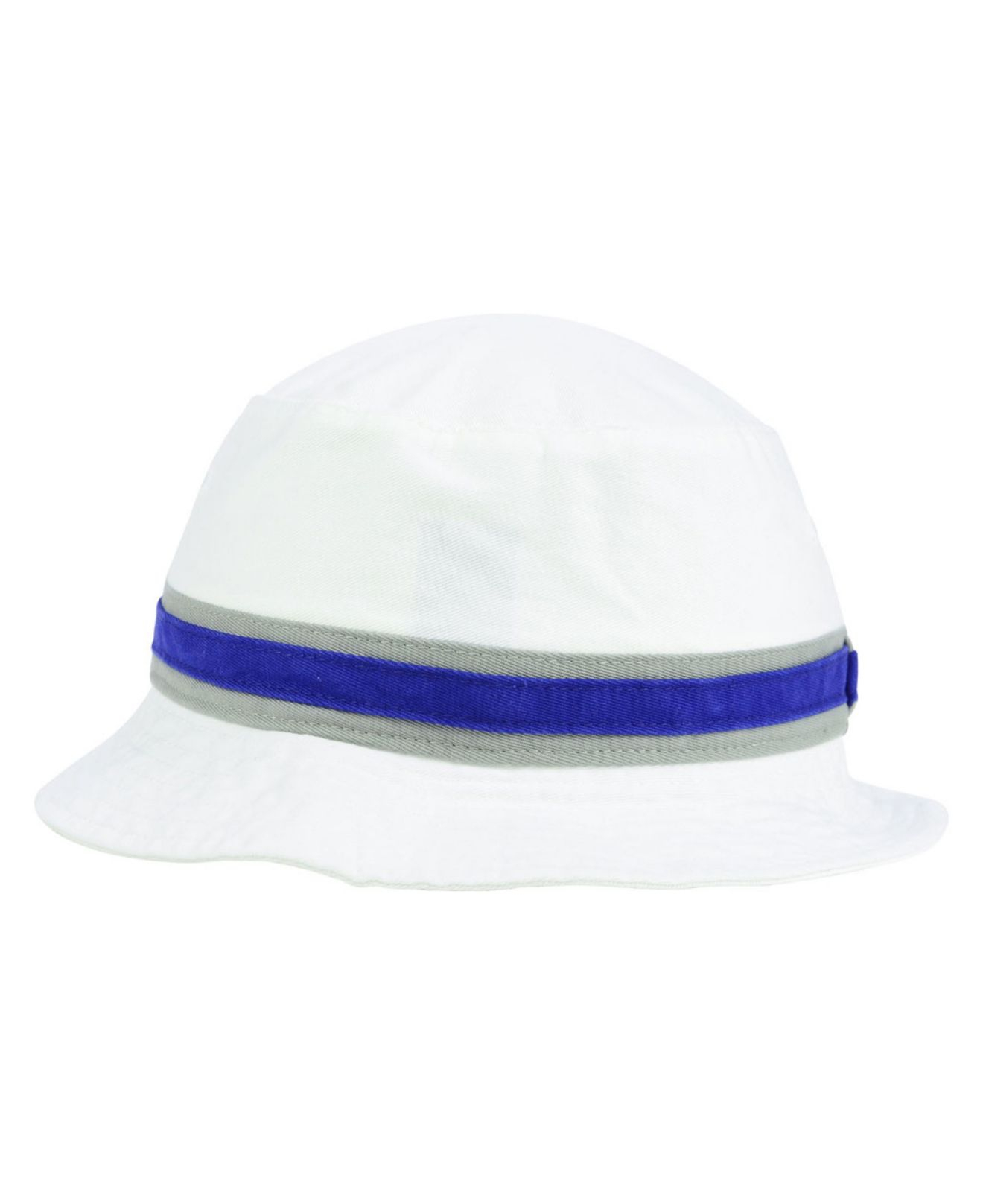 47 Brand Los Angeles Dodgers Striped Bucket Hat in White for Men Lyst