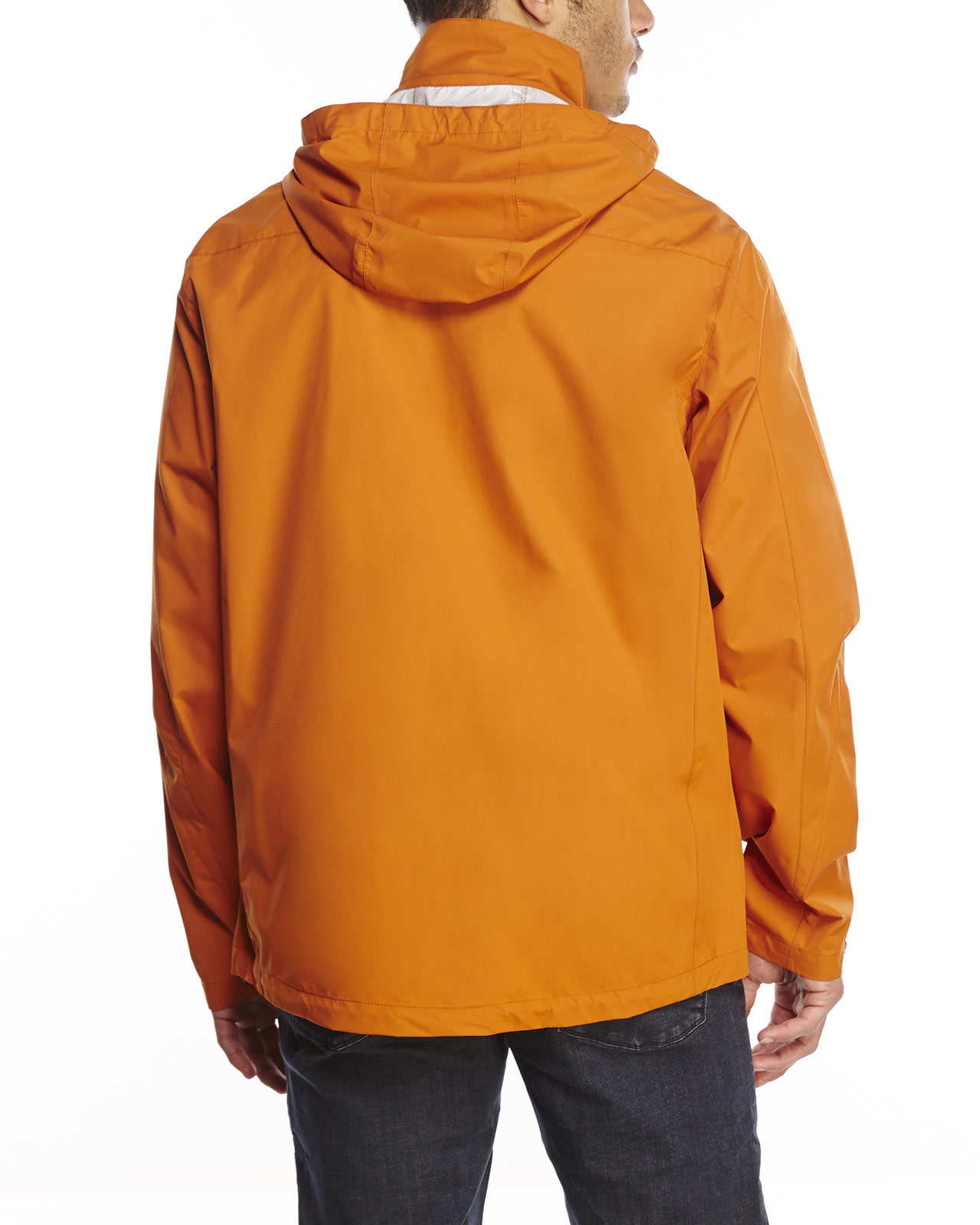 Hawke & Co. Synthetic Waterproof Hooded Jacket in Orange for Men - Lyst