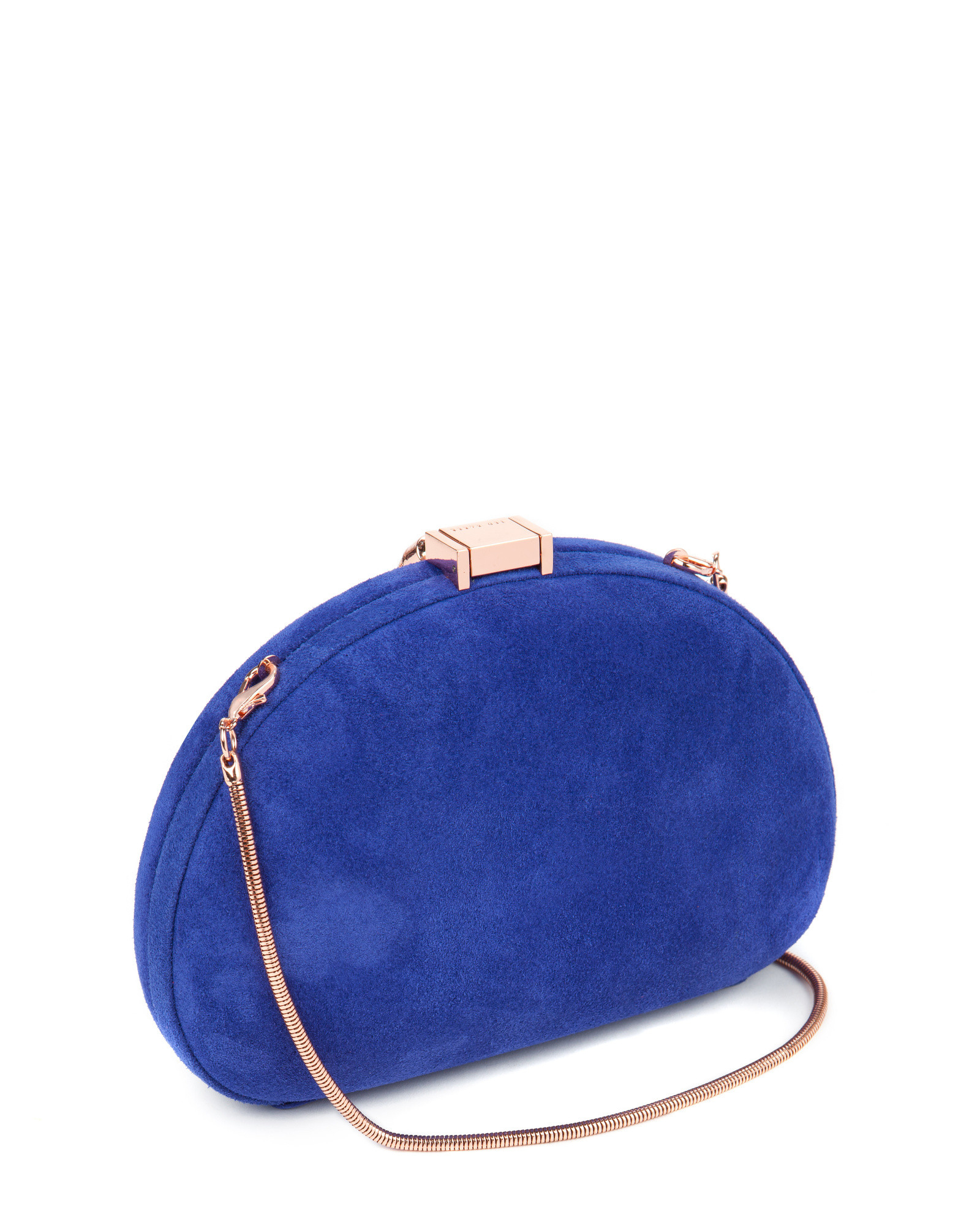 Ted Baker Leather Round Tassel Clutch Bag in Bright Blue (Blue) Lyst