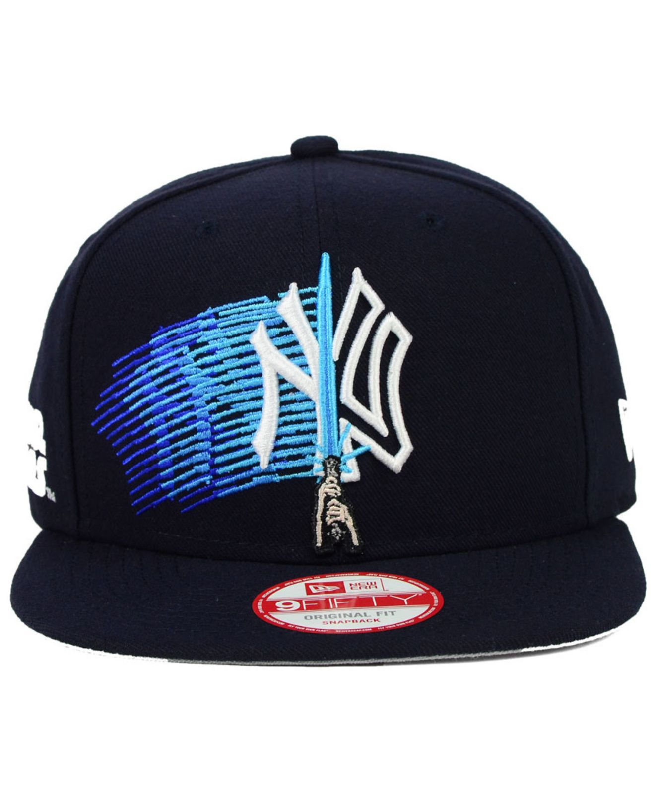 KTZ New York Yankees Star Wars Logoswipe 9fifty Snapback Cap in