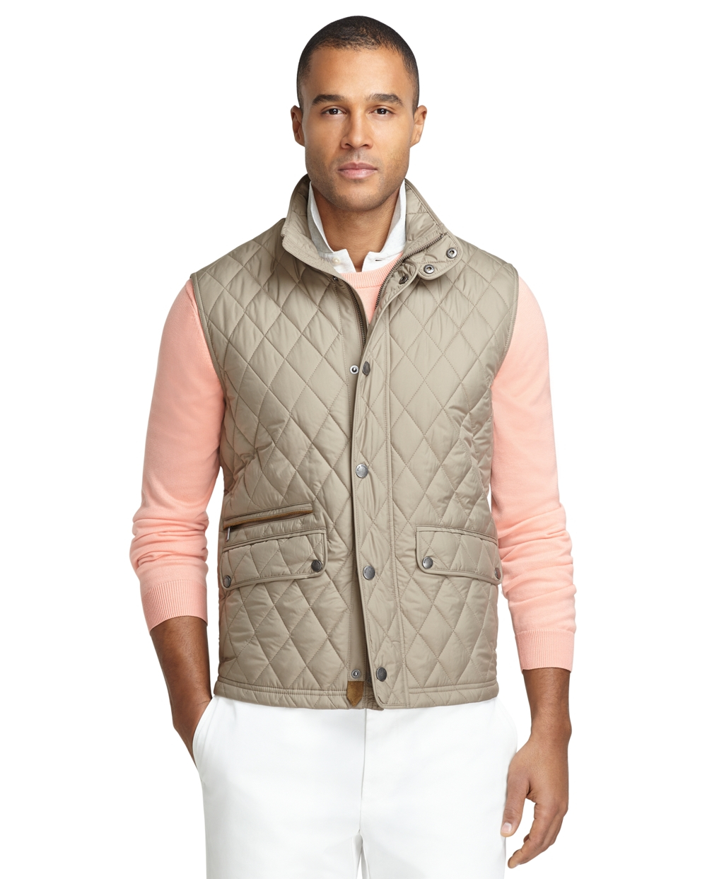 brooks brothers quilted vest