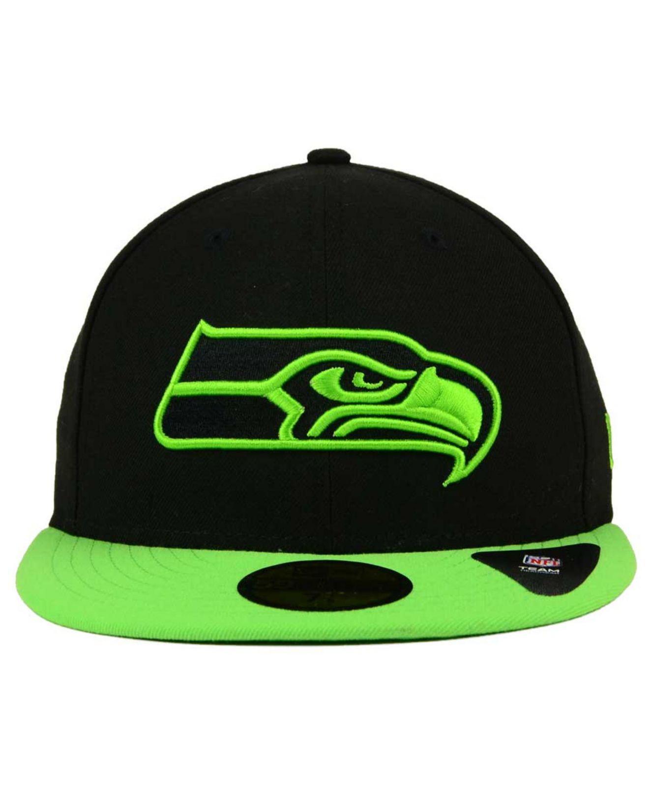 KTZ Seattle Seahawks Colors 59fifty Cap 