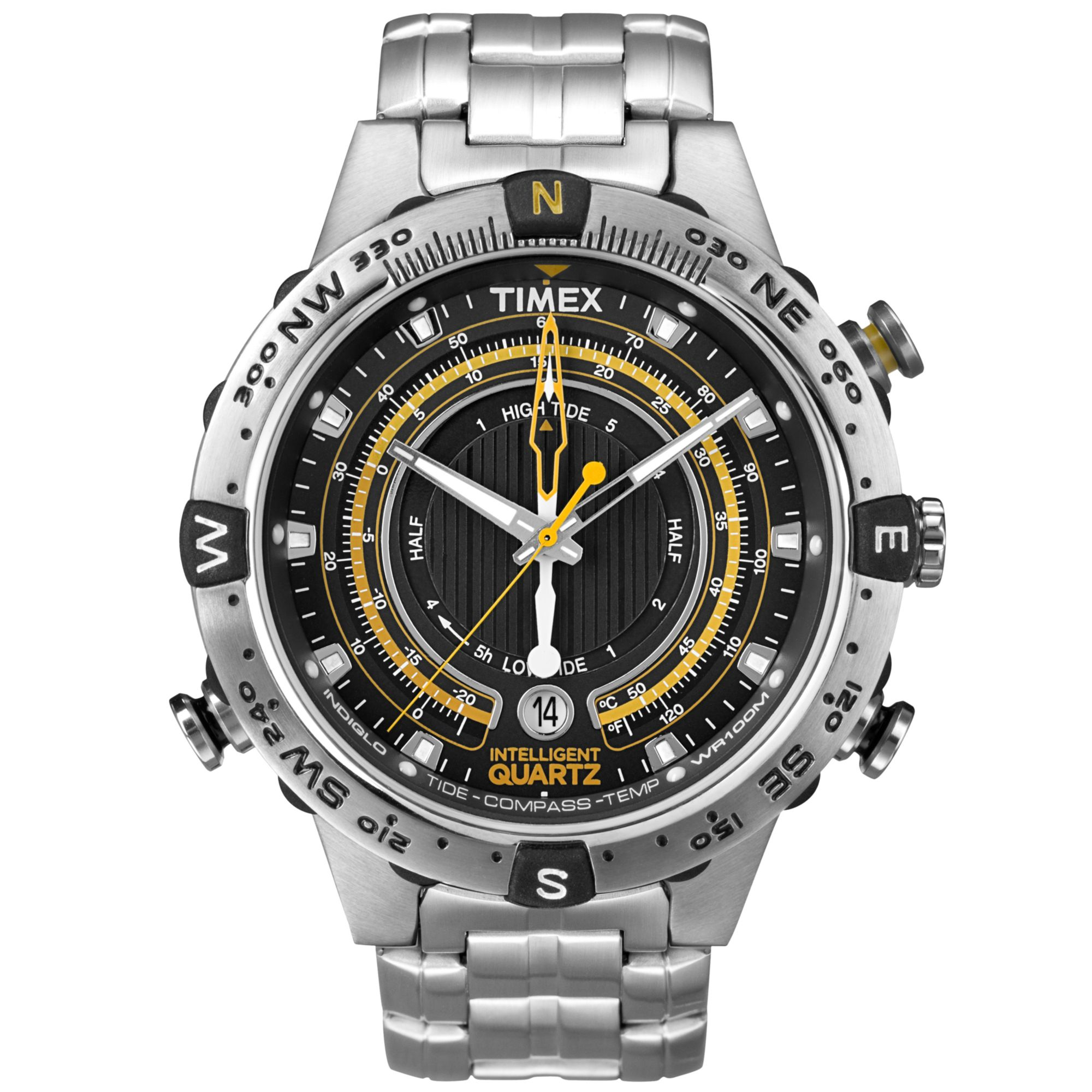 Timex Men'S Premium Intelligent Quartz Tide Temperature Compass