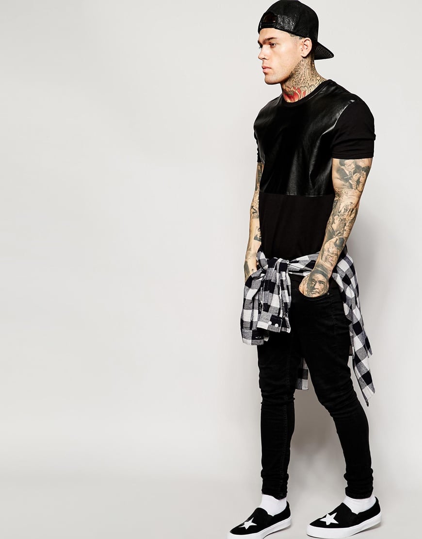 longline zip t shirt