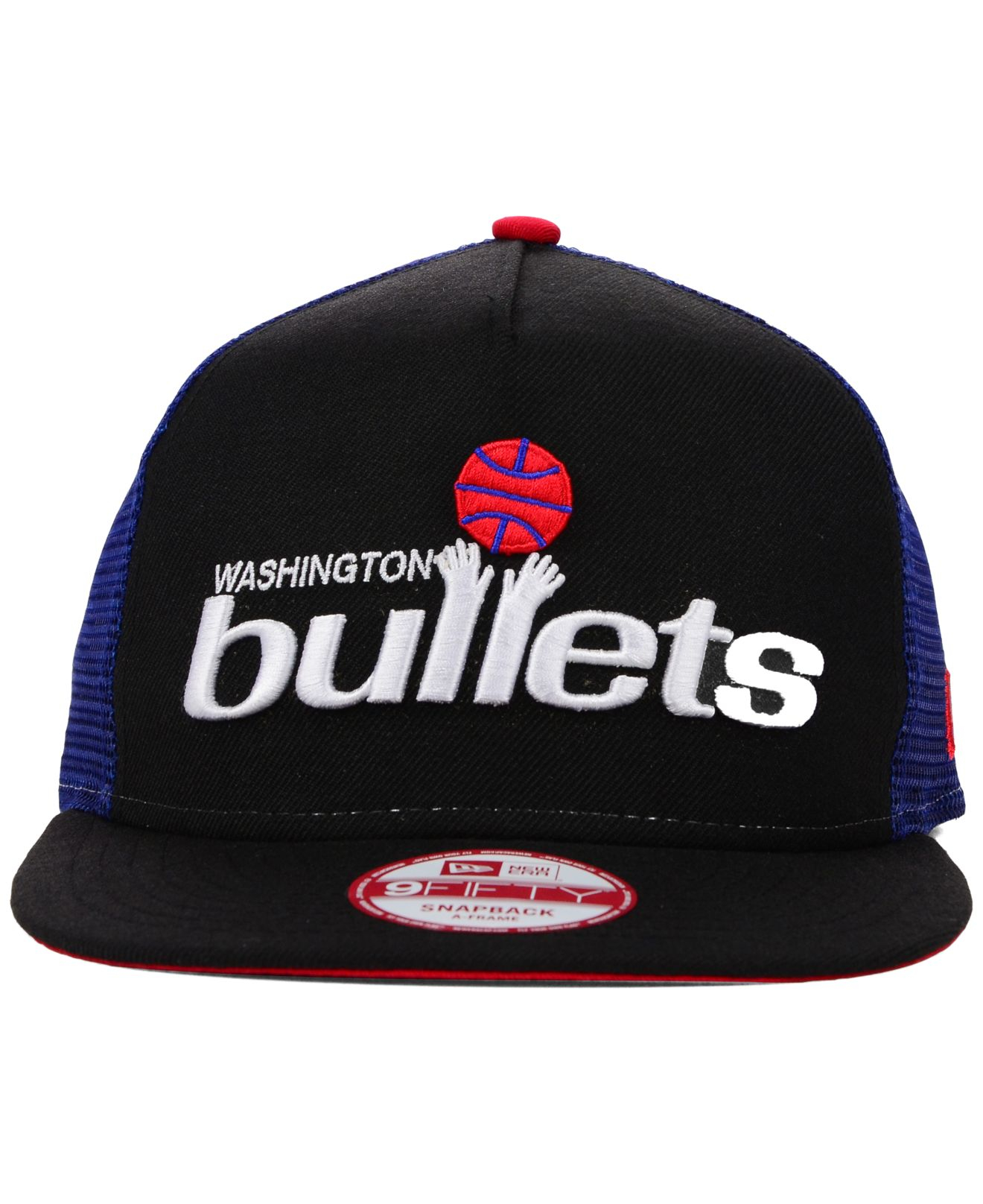 washington bullets snapback hat