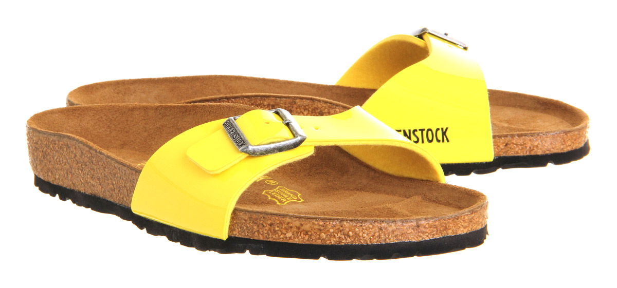 yellow slides shoes