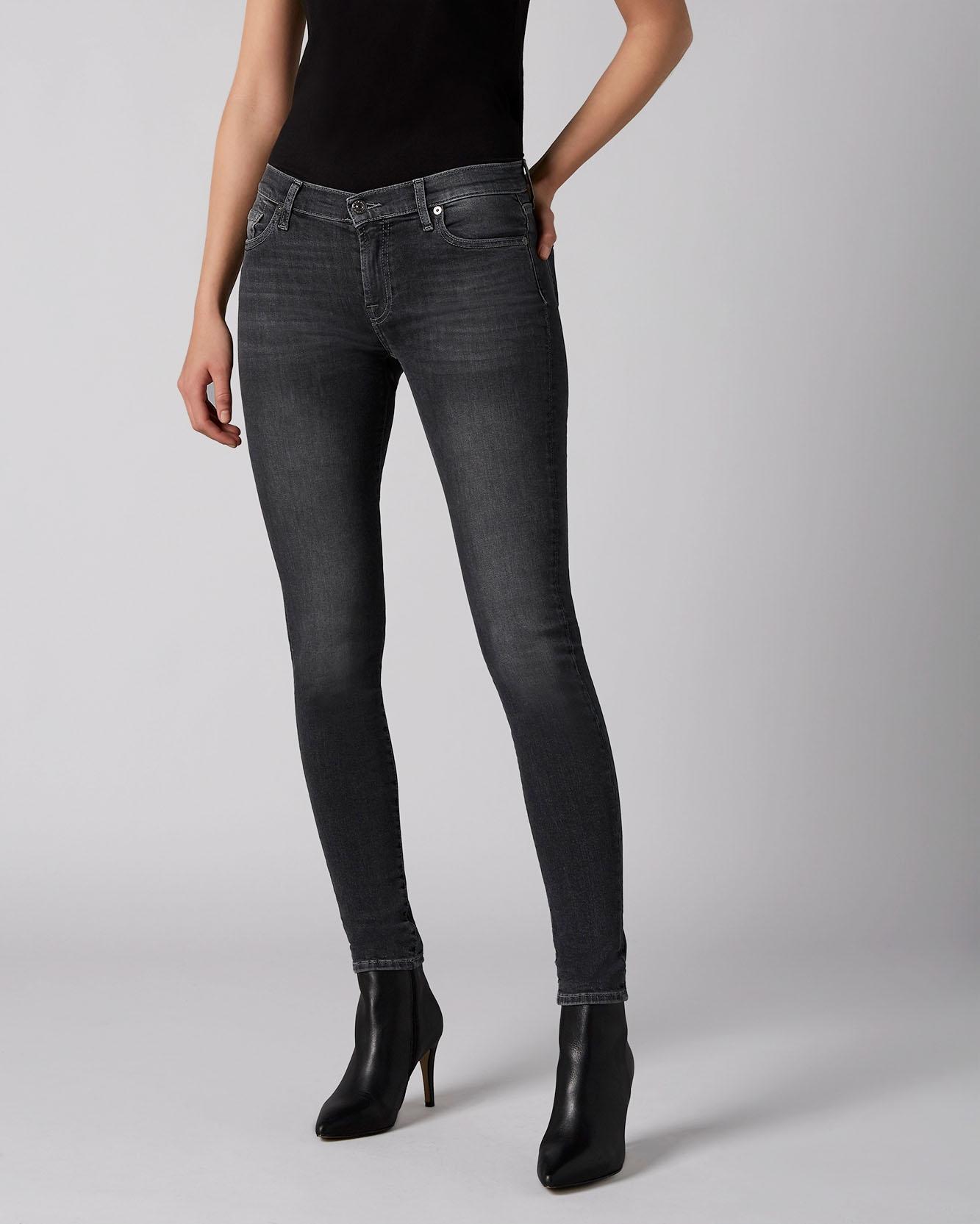 For All Mankind The Skinny Slim Evolution Dallas in Black Lyst UK