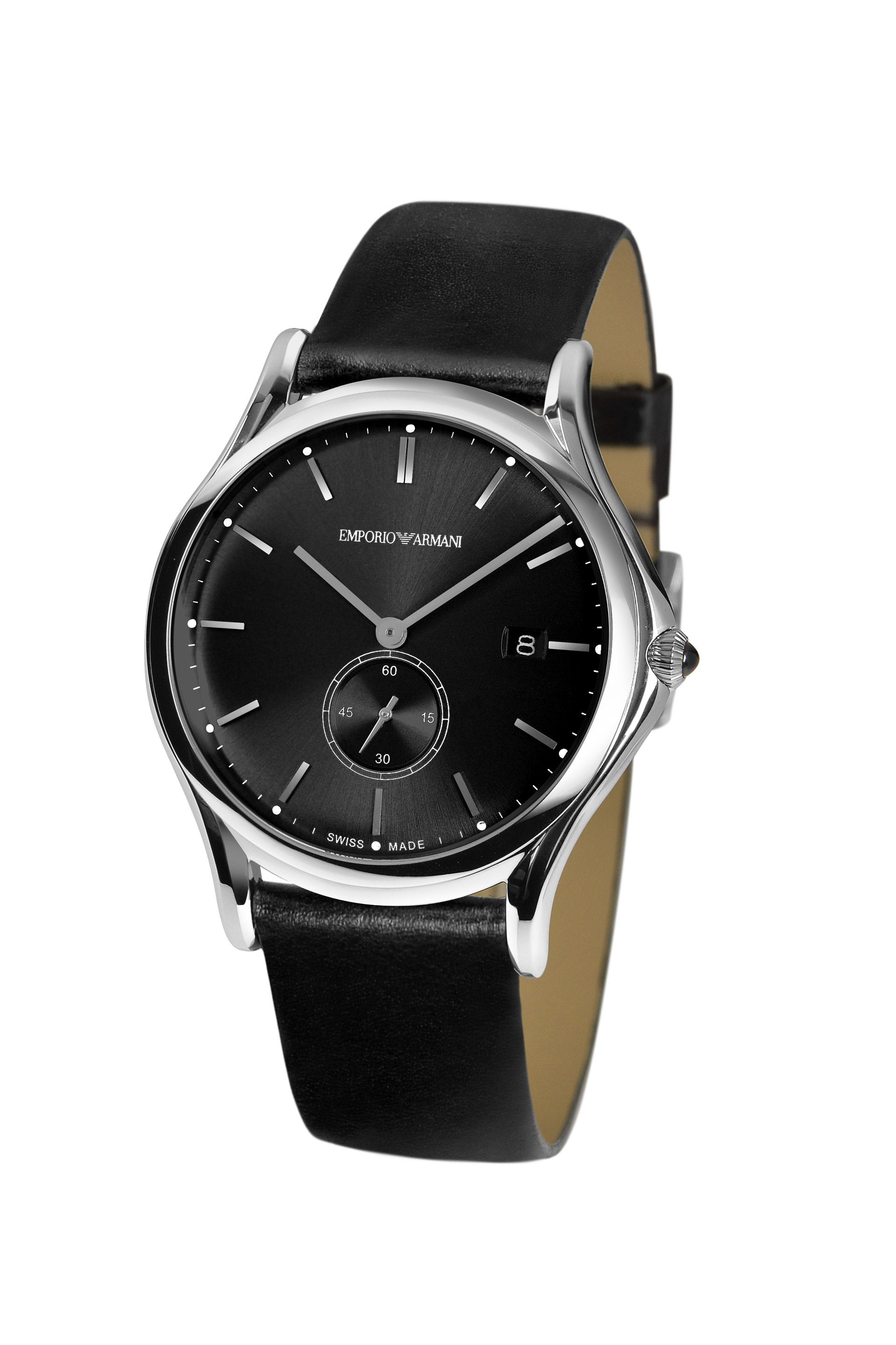 Emporio Armani Watch Swiss Made Collection in Black Lyst