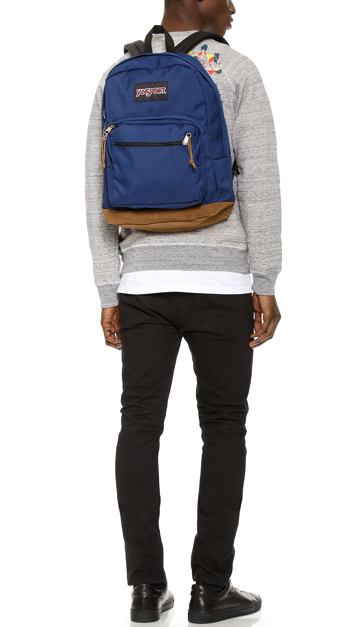 jansport right pack navy blue