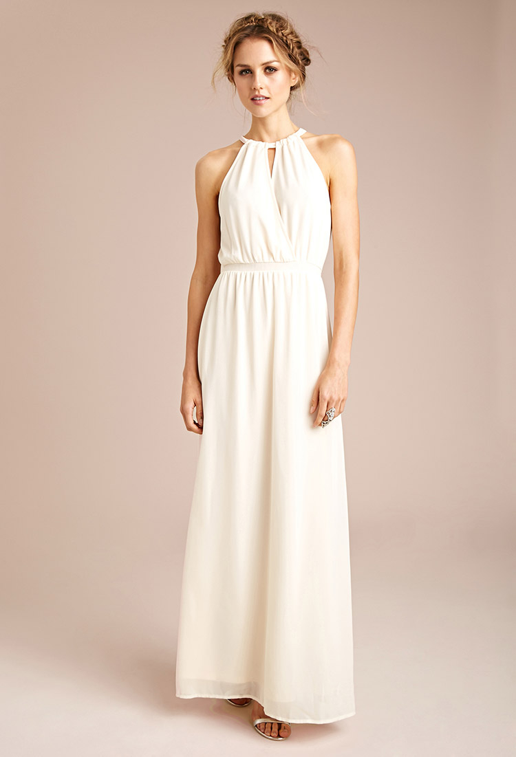 forever 21 halter maxi dress