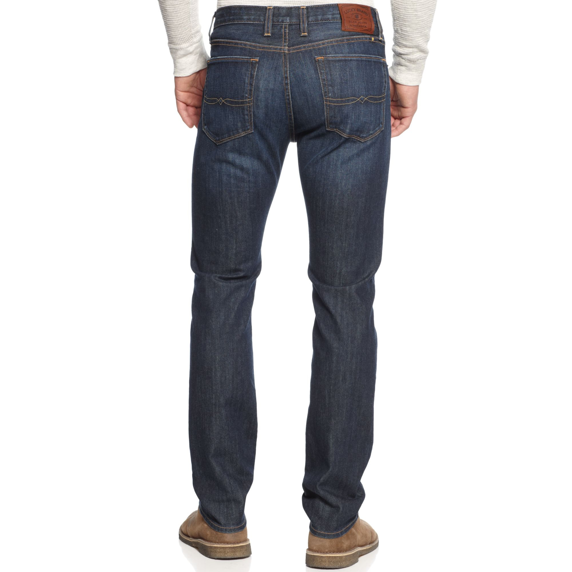 Lyst - Lucky Brand Authentic Skinny Jeans in Blue for Men