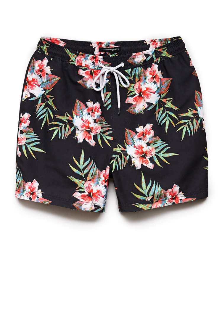 forever 21 mens swim trunks