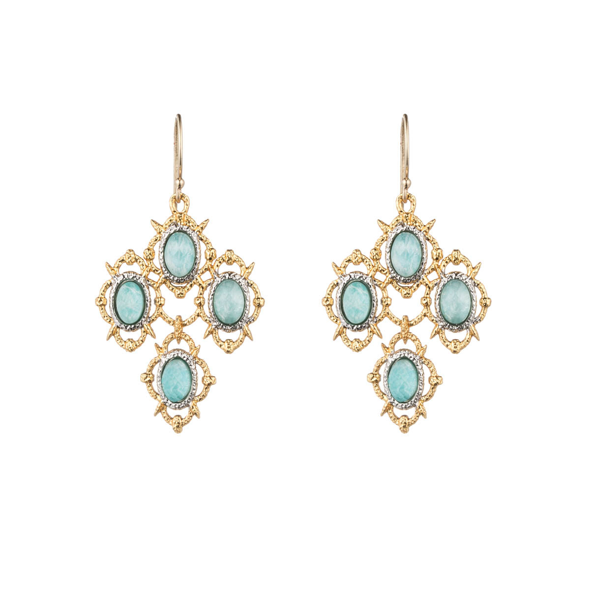 Lyst Alexis Bittar Gold Muse D Or Spur Pee Chandelier Earring Gallery