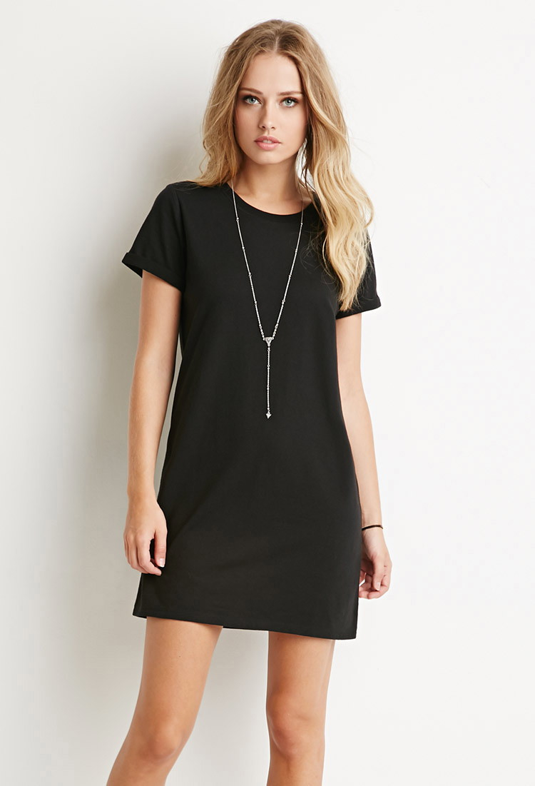 Forever 21 Cotton T-shirt Dress in 