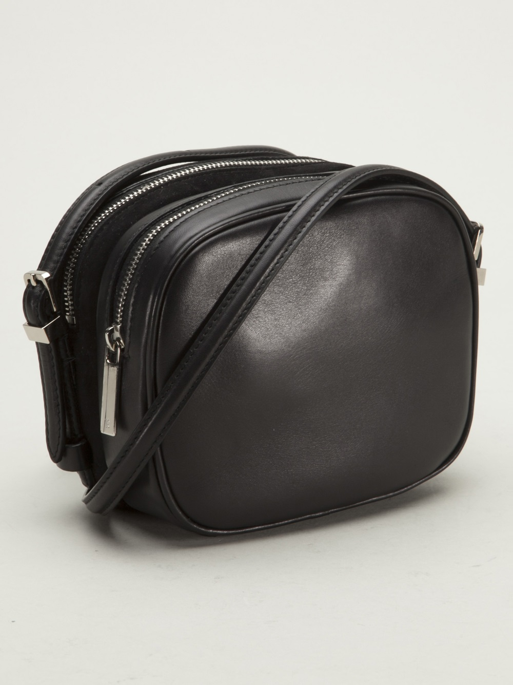 The Row Mini Twin Bag in Black | Lyst