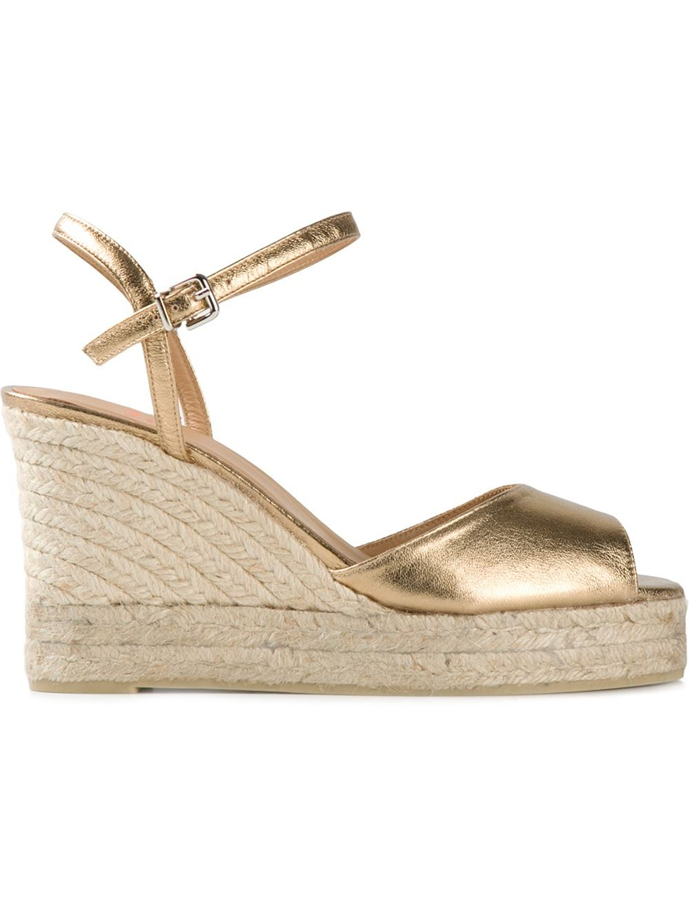 gold metallic wedge sandals hot 6469d 6fac6