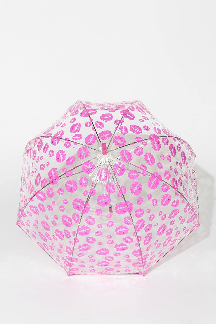 Betsey Johnson Bubble Umbrella in Pink | Lyst