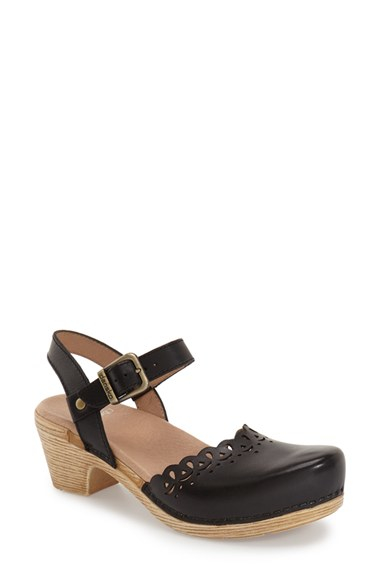 dansko flats with ankle strap