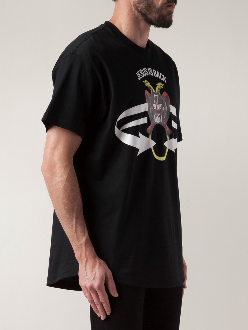 Givenchy Jesus Is Back Tshirt in Black 