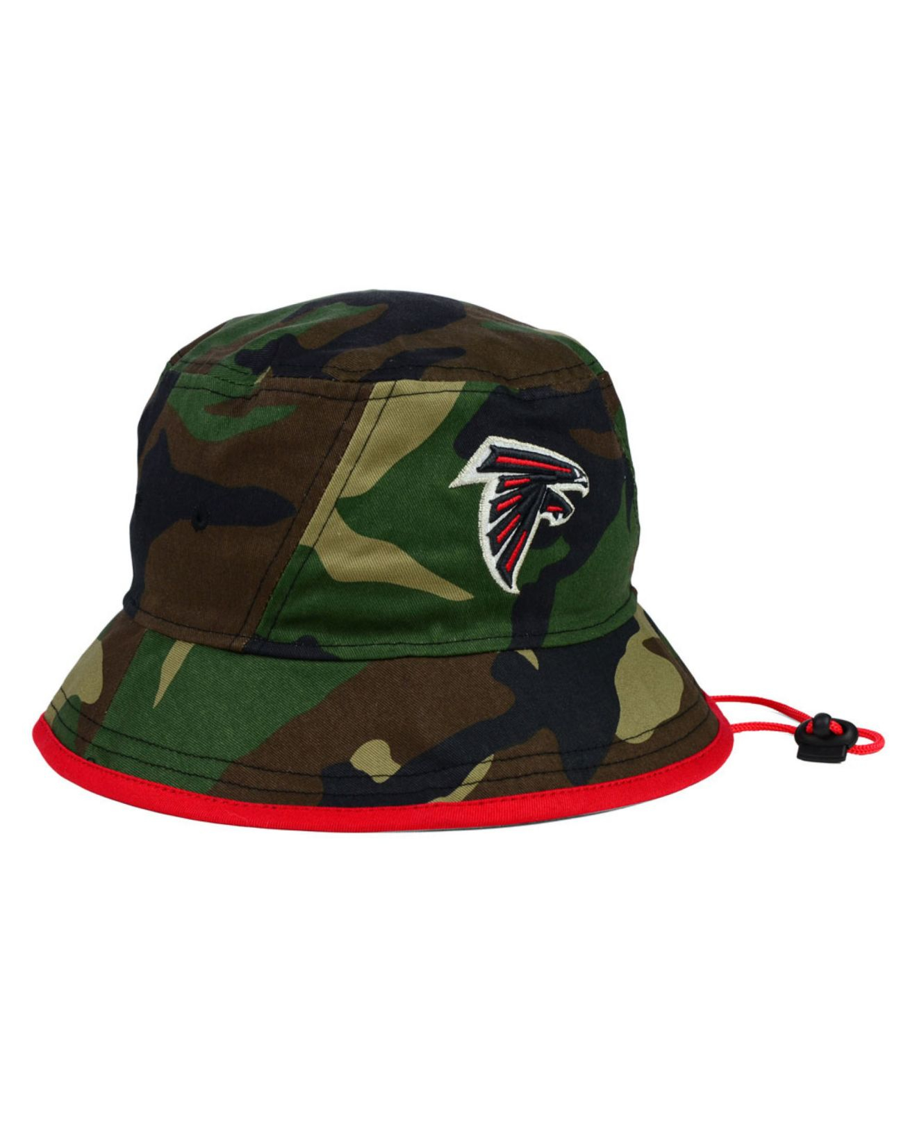 KTZ Atlanta Falcons Camo Pop Bucket Hat 