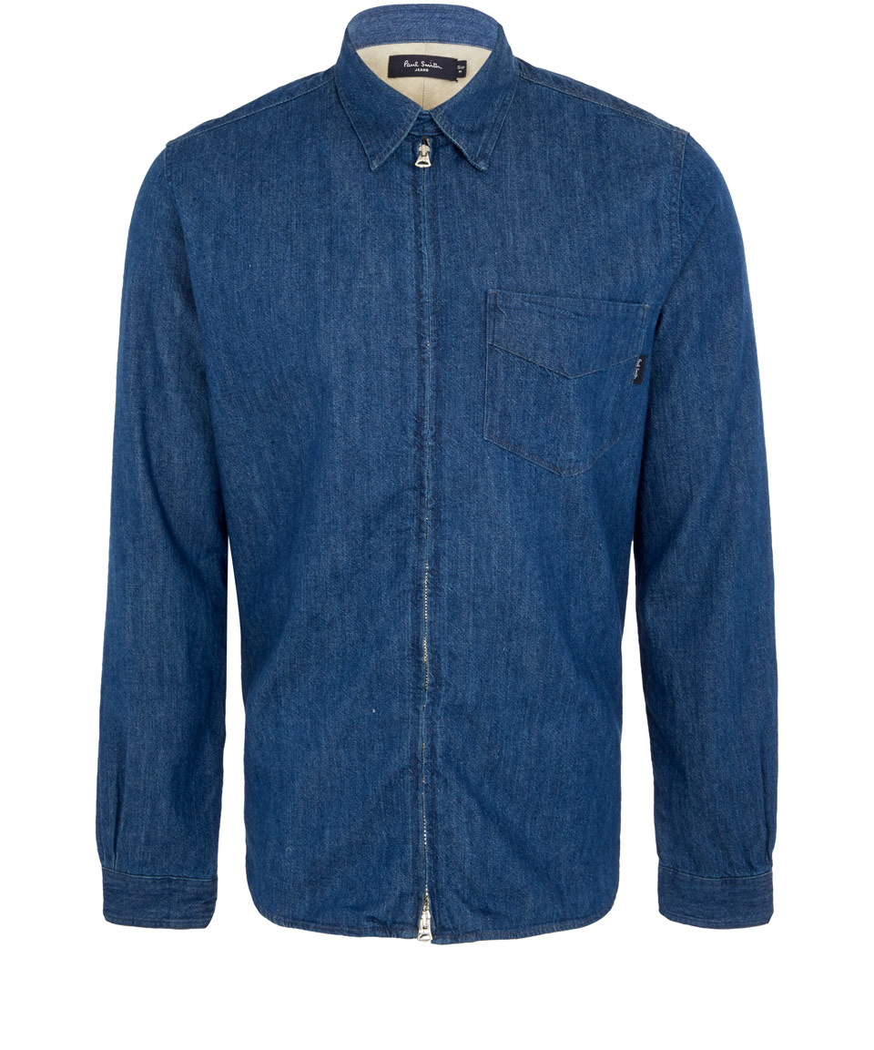 jeans shirt with zip