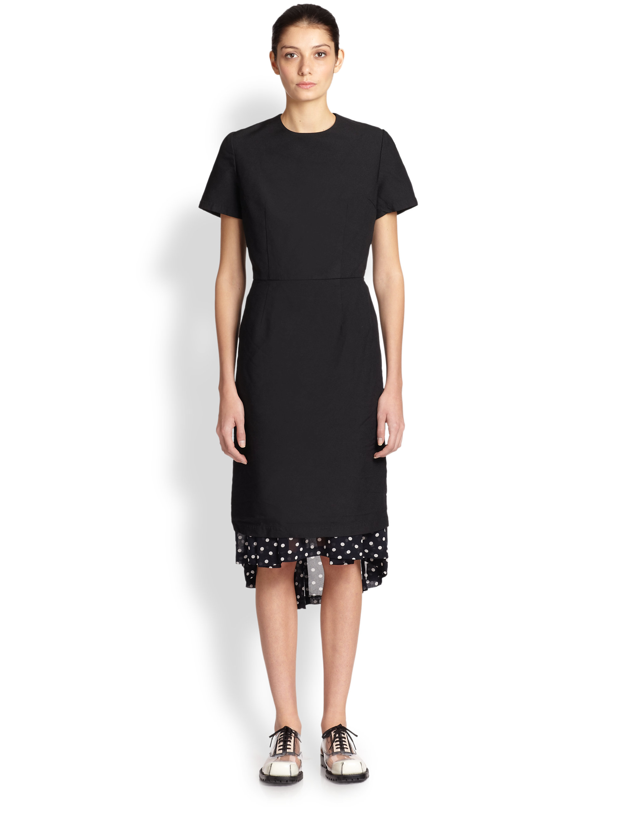 comme des garcons apron dress