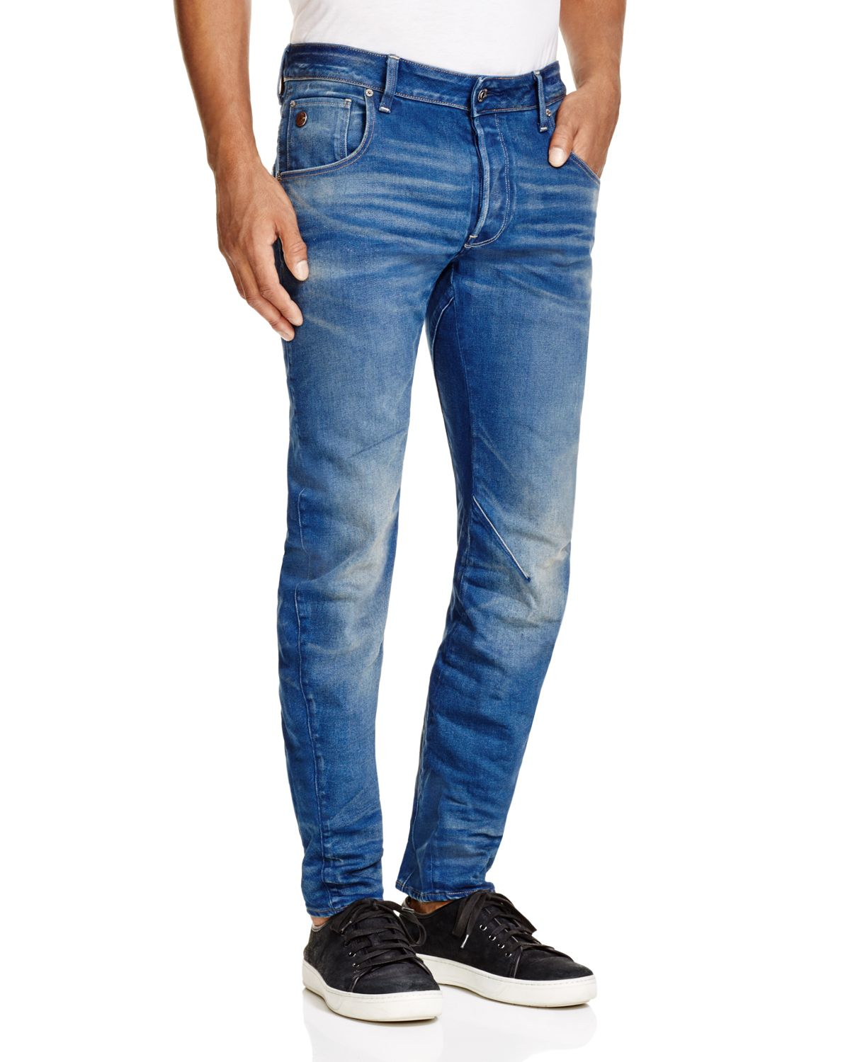 G-star Raw Arc 3d Slim Fit Jeans In Medium Age in Blue for Men (Medium ...