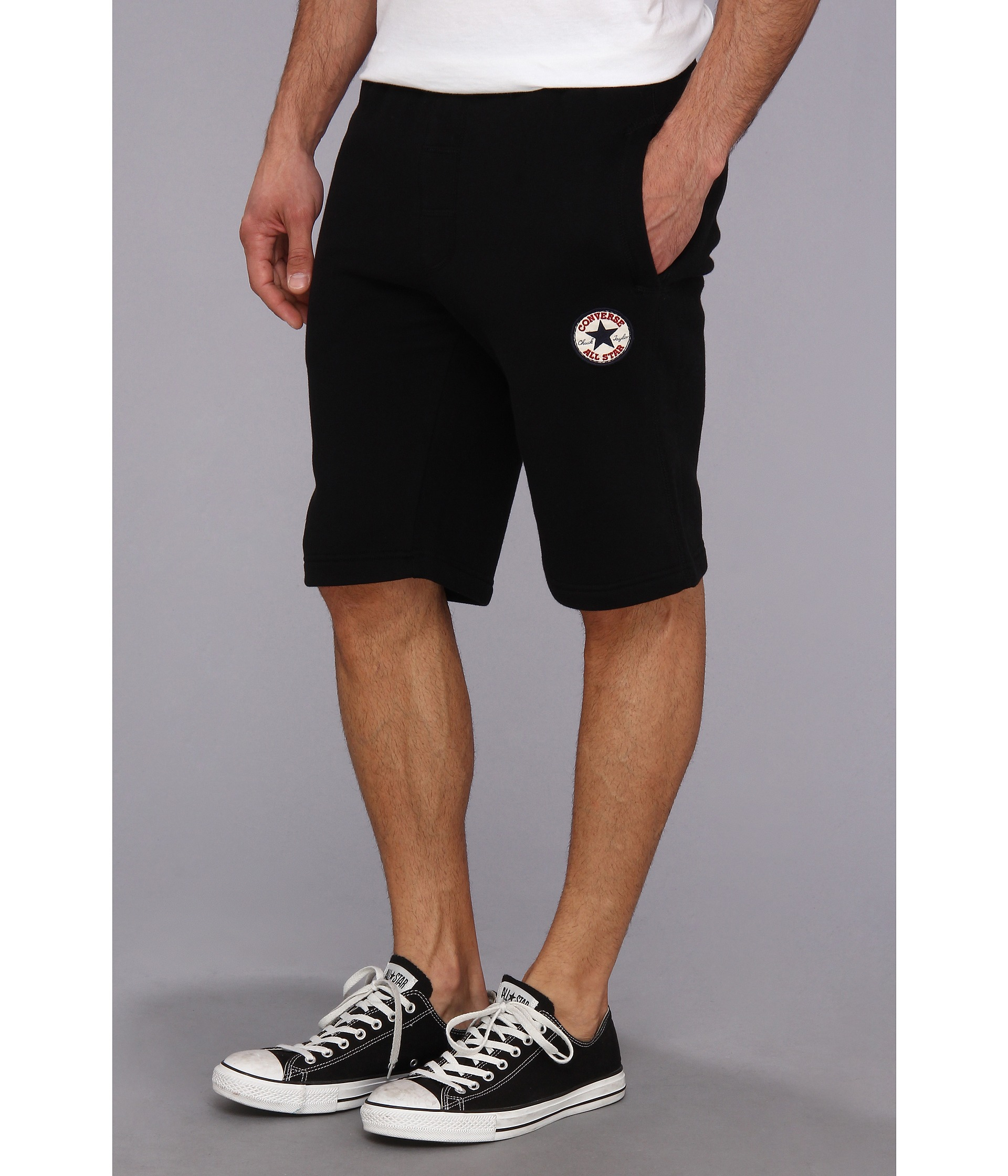 converse fleece shorts