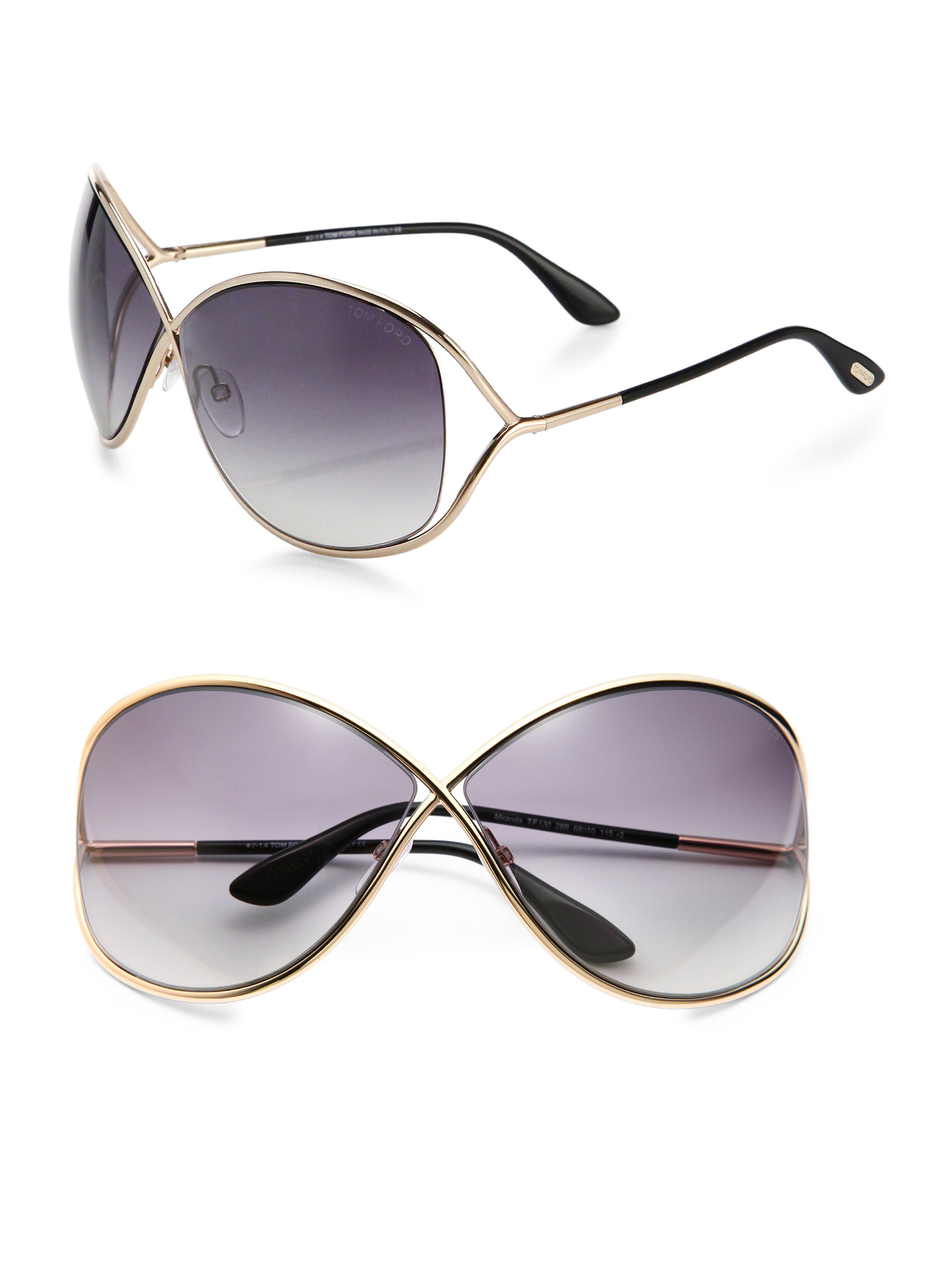 tom ford look alike miranda on Tom Ford Miranda 68mm Round Sunglasses In Smoke Metallic Lyst