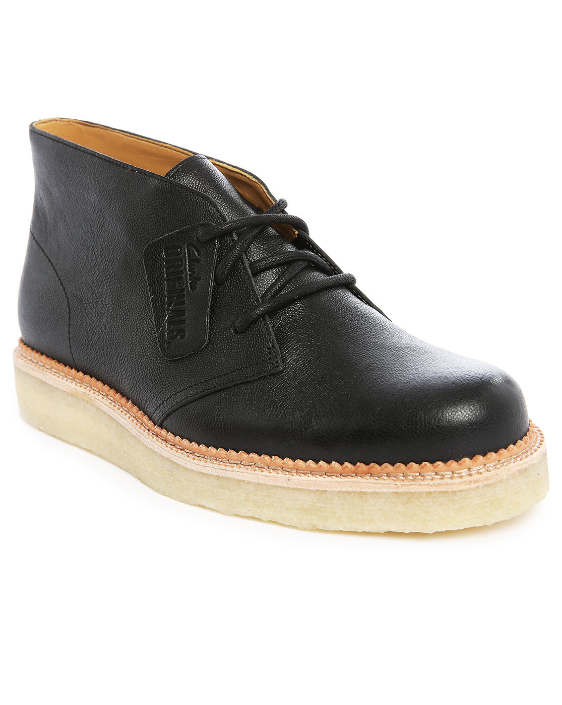 clarks black boots mens
