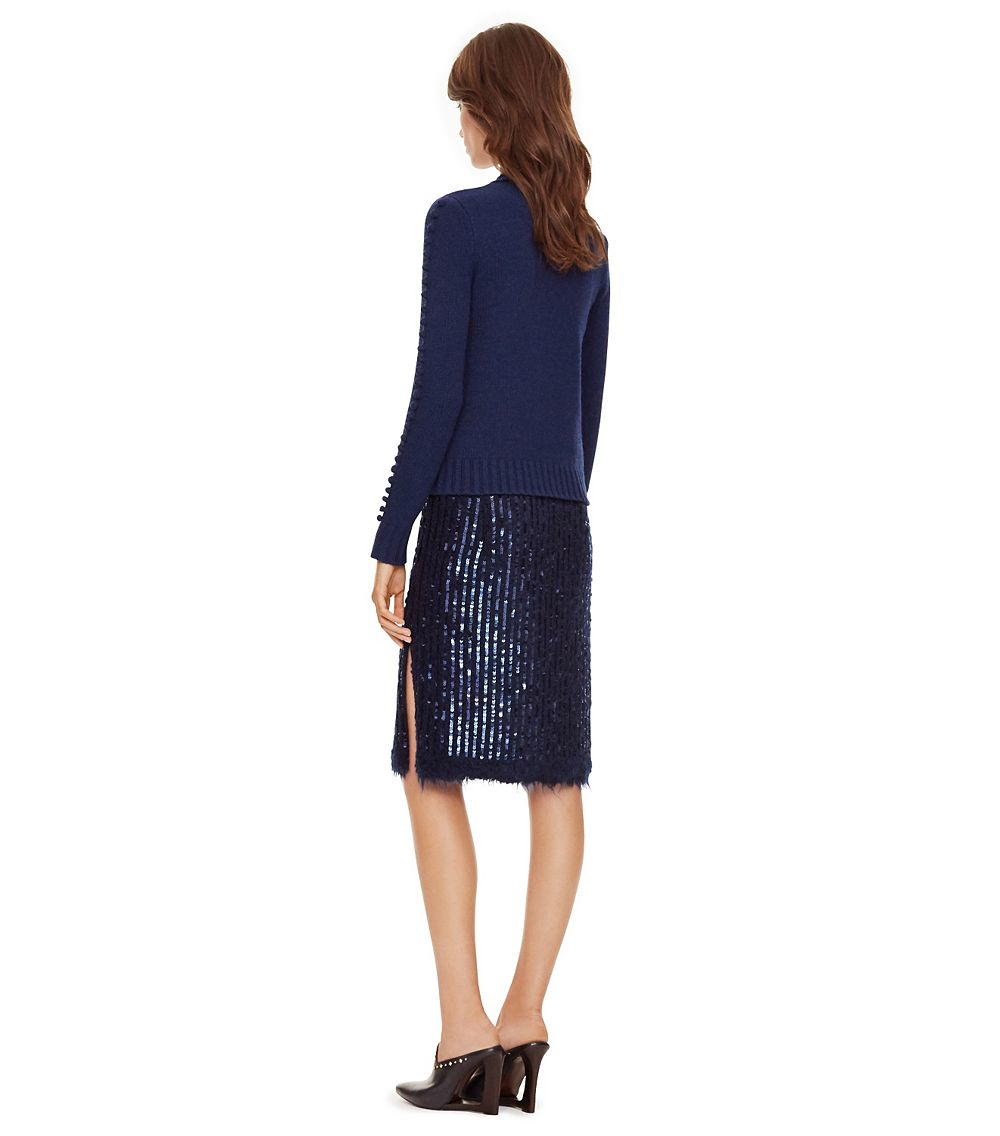 tory burch sequin skirt