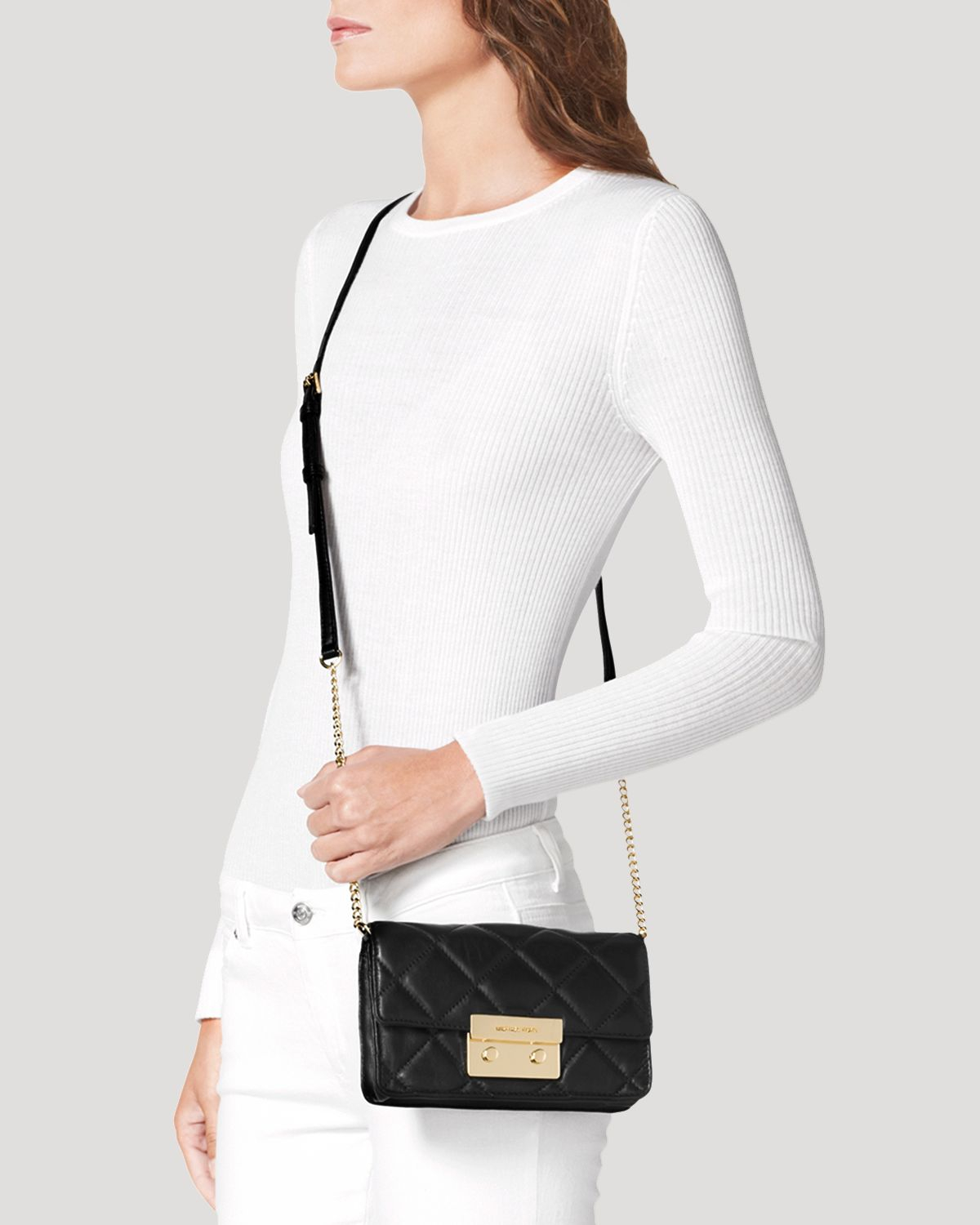 michael kors sloan quilted crossbody