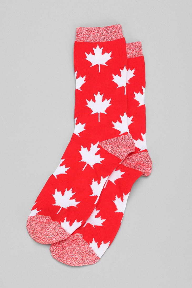 Urban Outfitters Canada Sock in Red Lyst