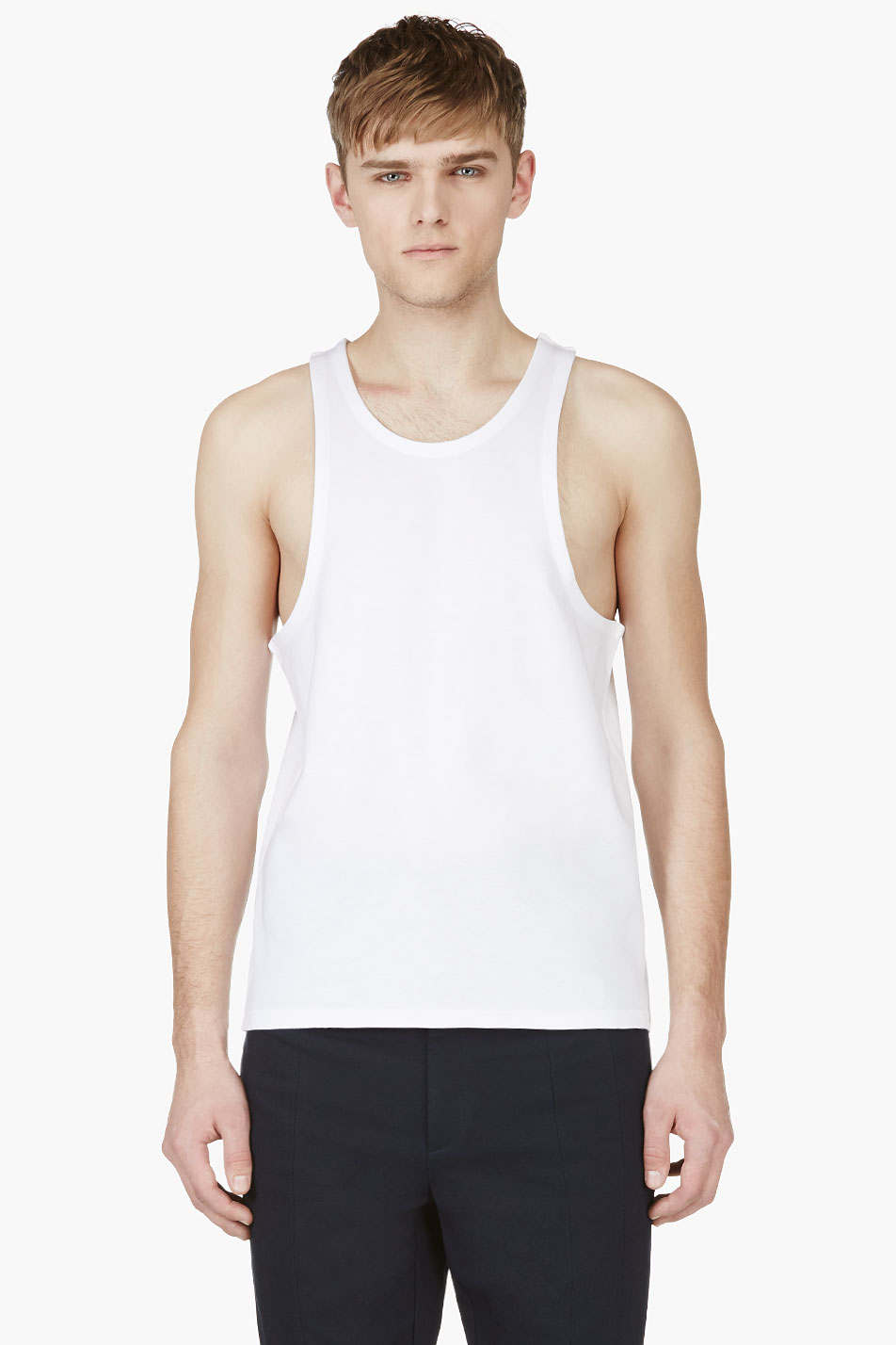 calvin klein white tank top