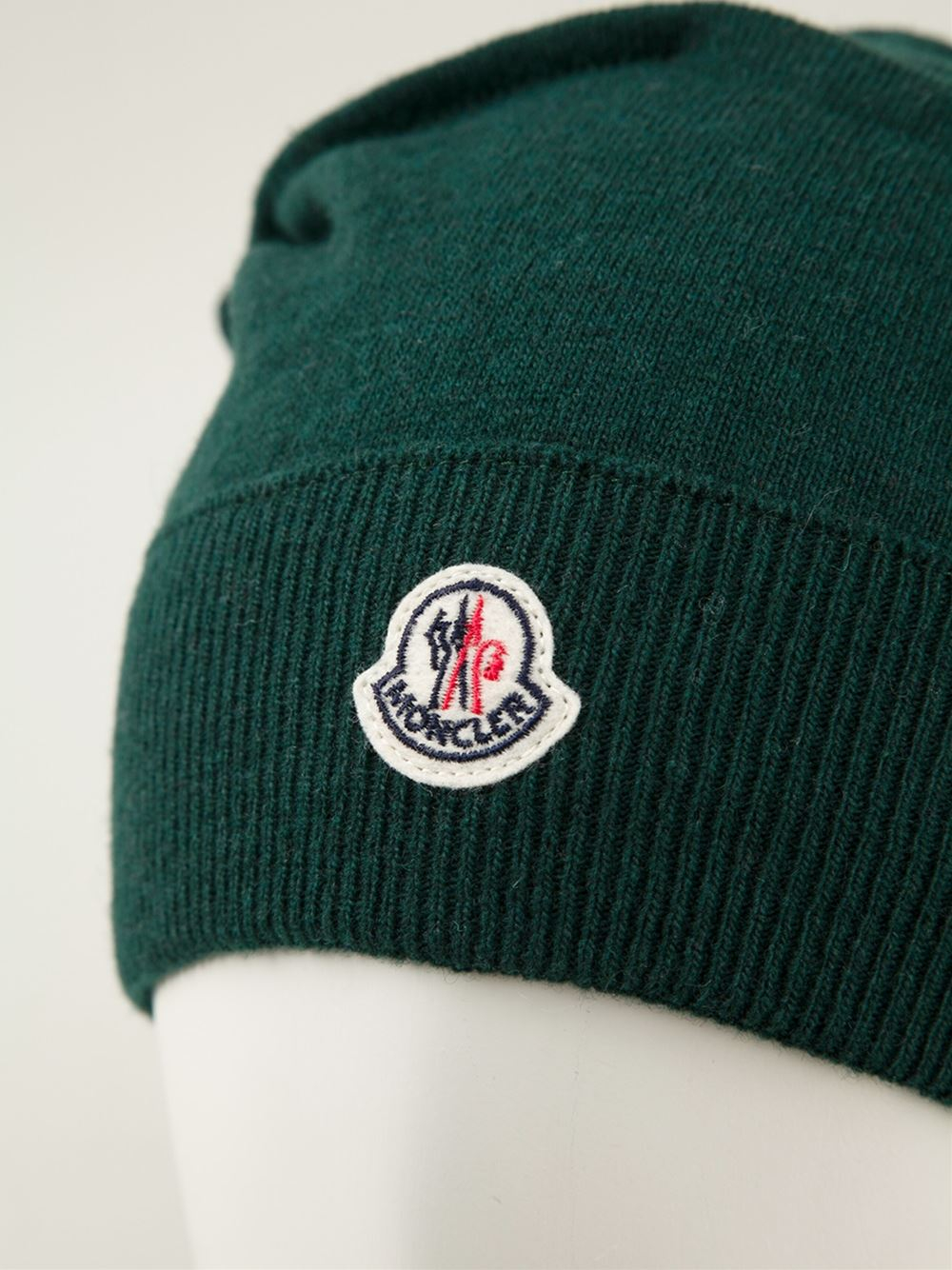 green moncler beanie