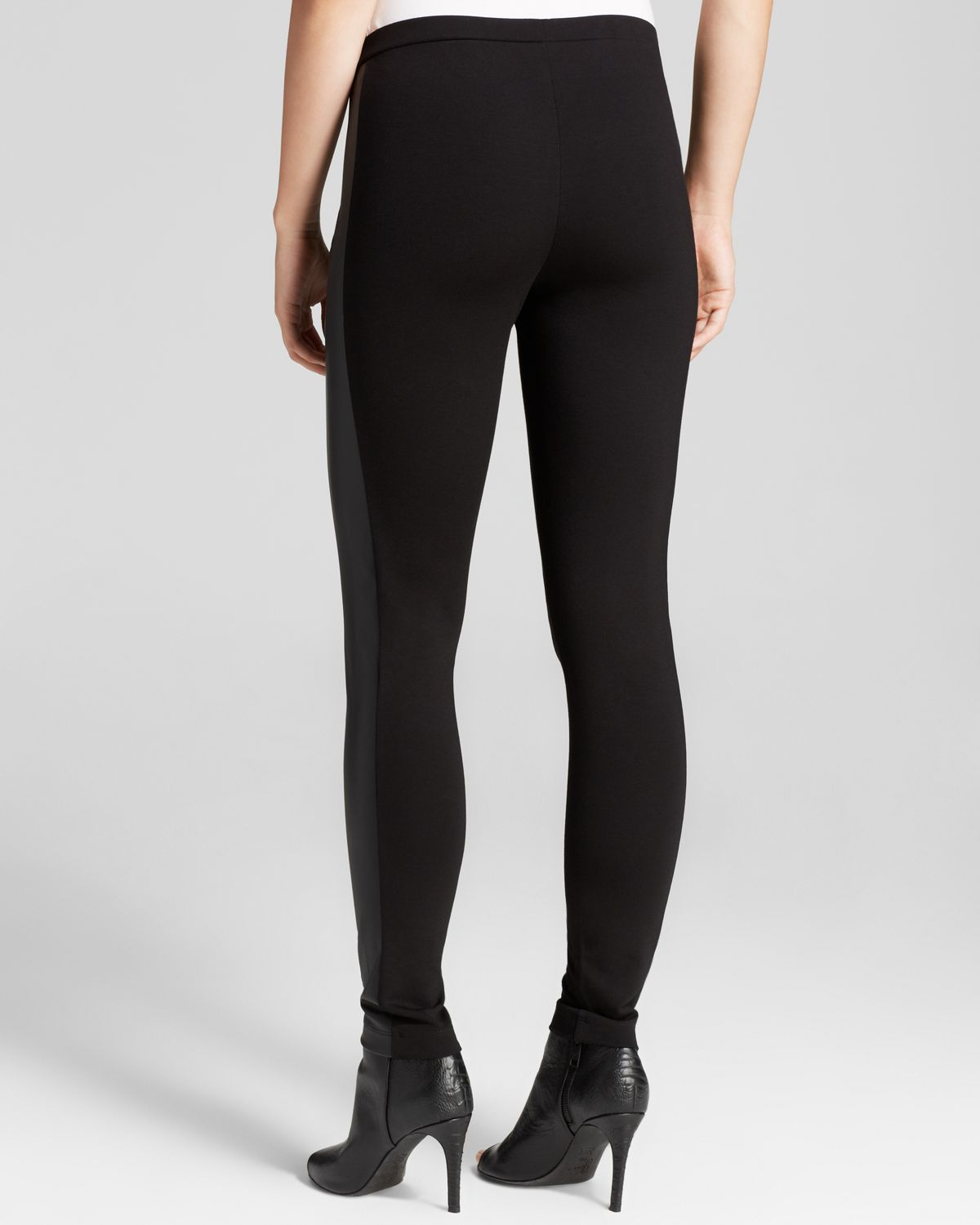 vince camuto leather leggings