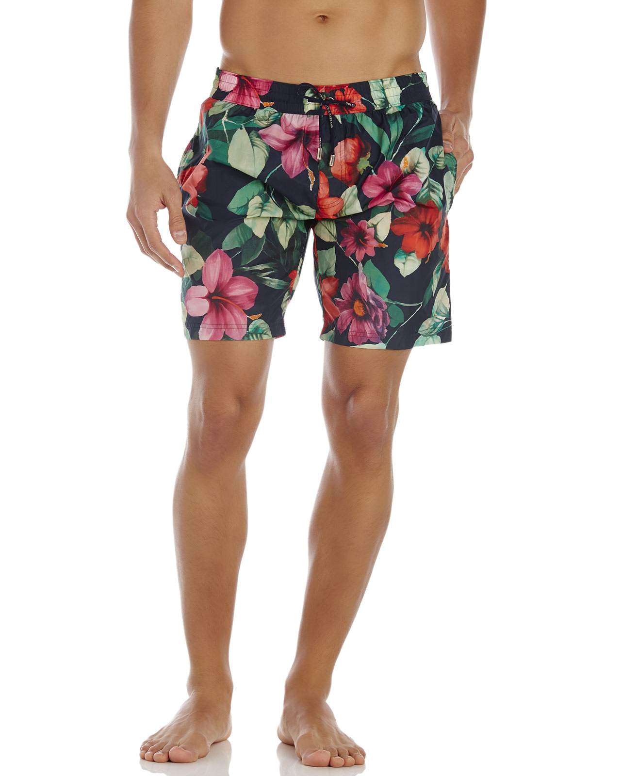floral swimming trunks