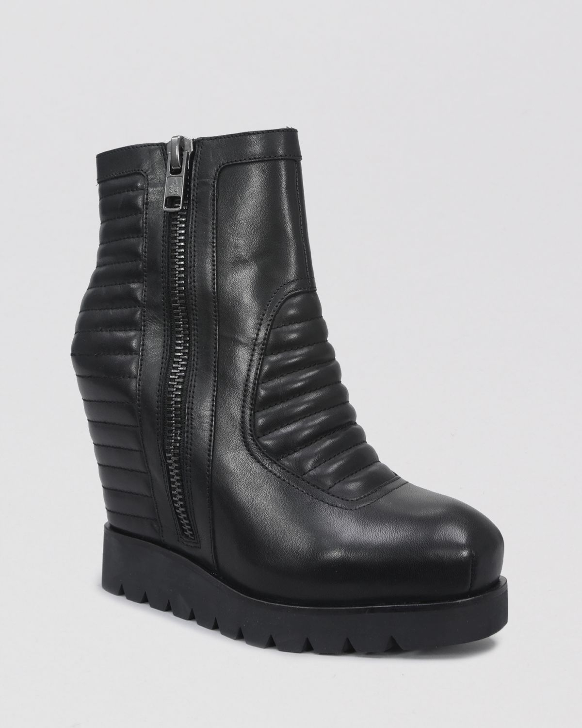 ash amazon leather platform booties