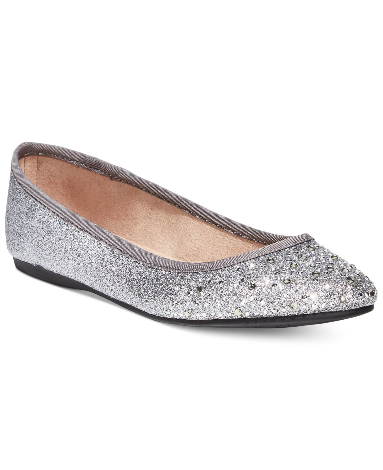 Style & co. Angelynn Flats, Only At Macy&#39;s in Silver (Pewter) | Lyst