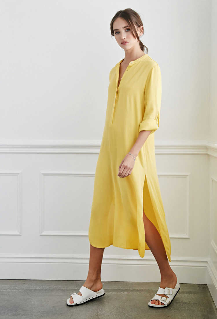 longline shirt dress womens