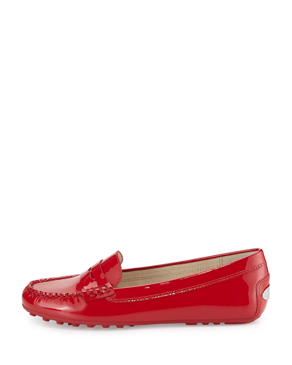 michael kors red loafers